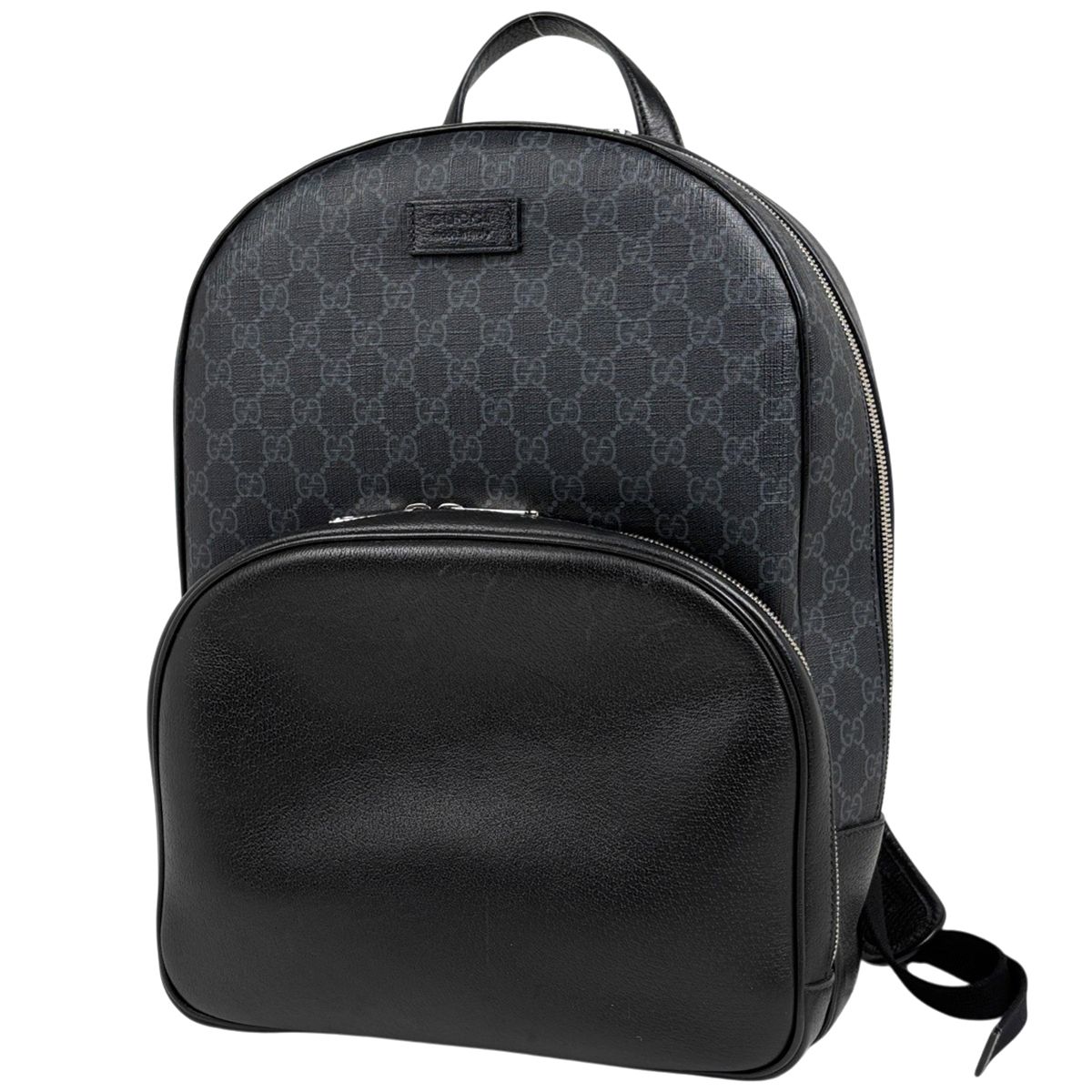 グッチ GUCCI GG柄 リュックサック バックパック デイパック ロゴ GGスプリーム リュック コーティングキャンバス ブラック 795462 レディース