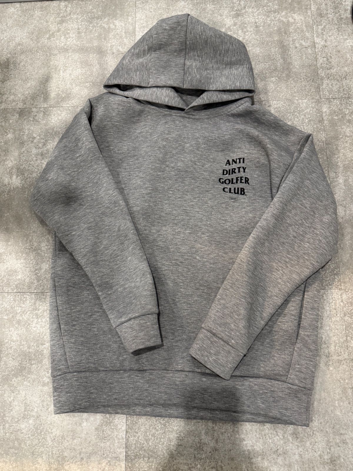 NOPOINT ノーポイント| ADGC®︎ BONDING KNIT HOODIE | アンチダーティーゴルファークラブボンディングニットフーディ NPg-251228-HD-02| GRAY XL