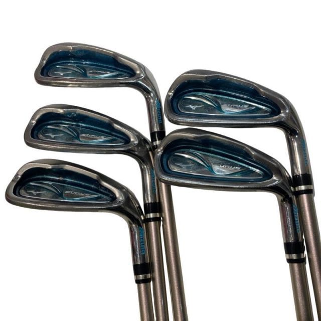 中古】 ミズノ EURUS(2017) ターコイズブルー 5S レディース アイアン