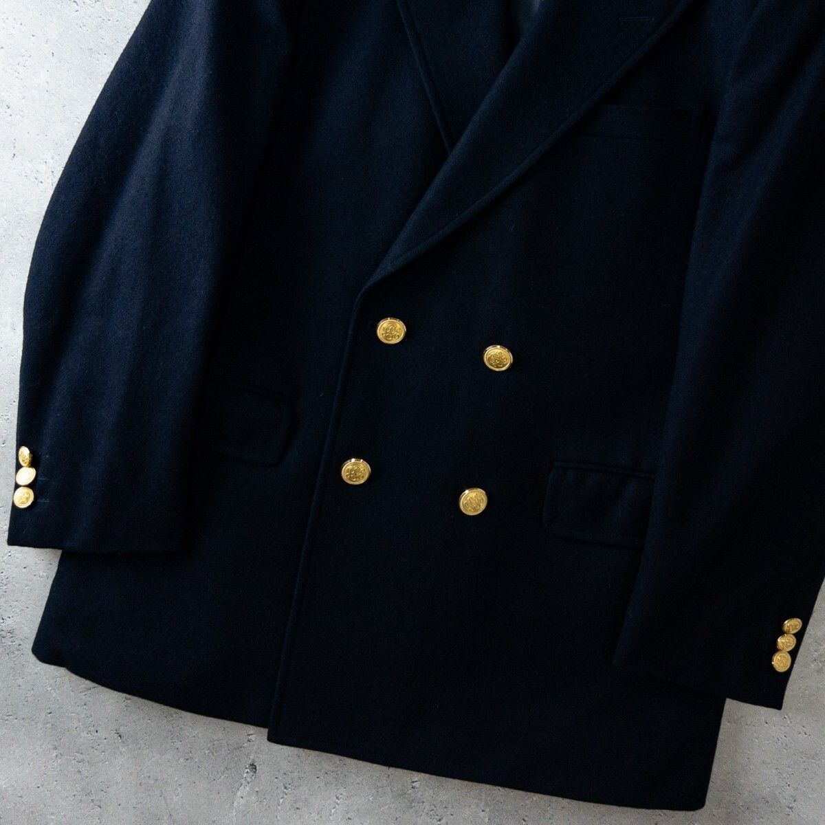 ジェイプレス　テーラードジャケット　金ボタン 紺ブレ　シングル　M 極美品 美品】J PRESS ジェイプレス 紺ブレザー テーラードジャケット