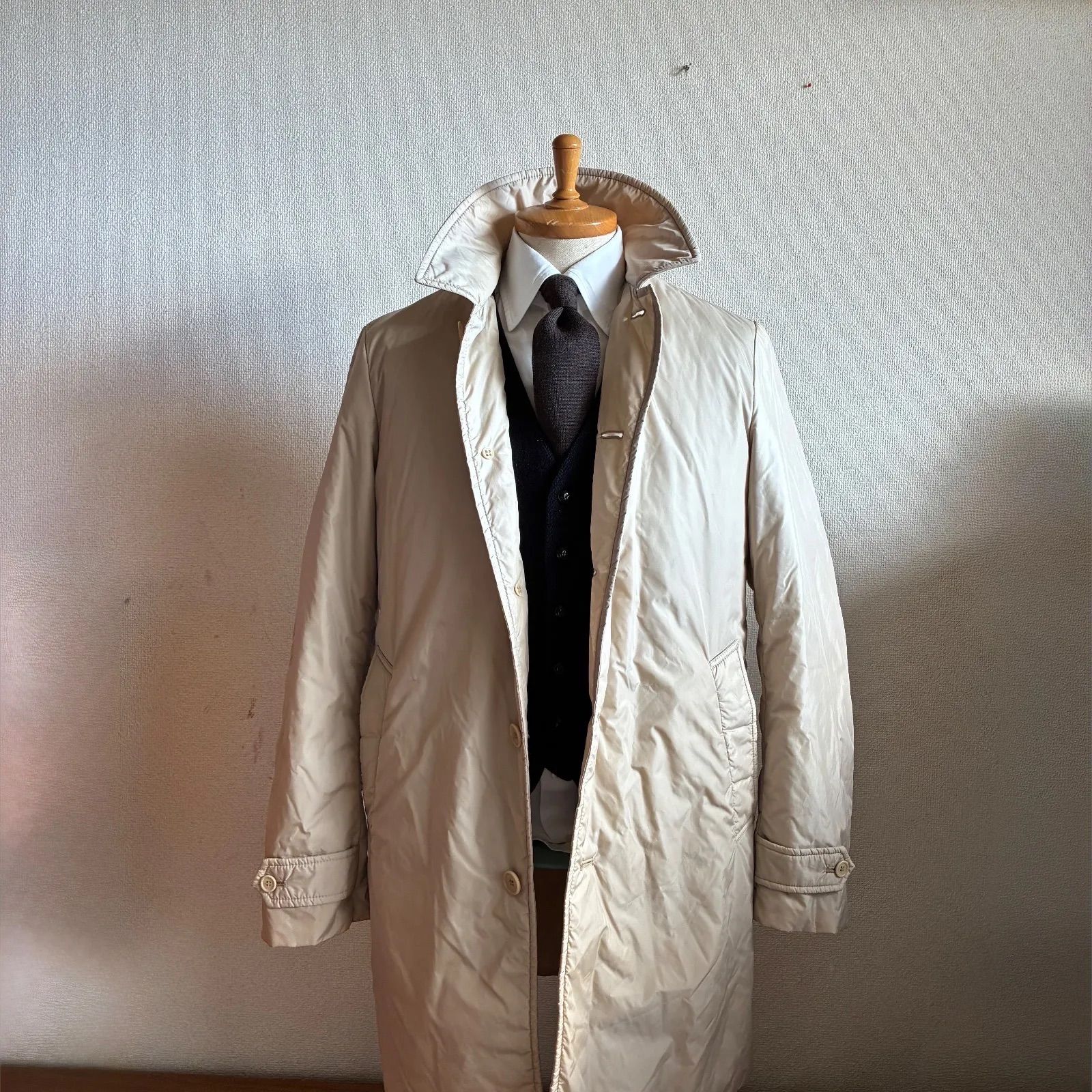 ASPESI × THERMORE (アスペジ × サーモア)ナイロンステンカラーコート