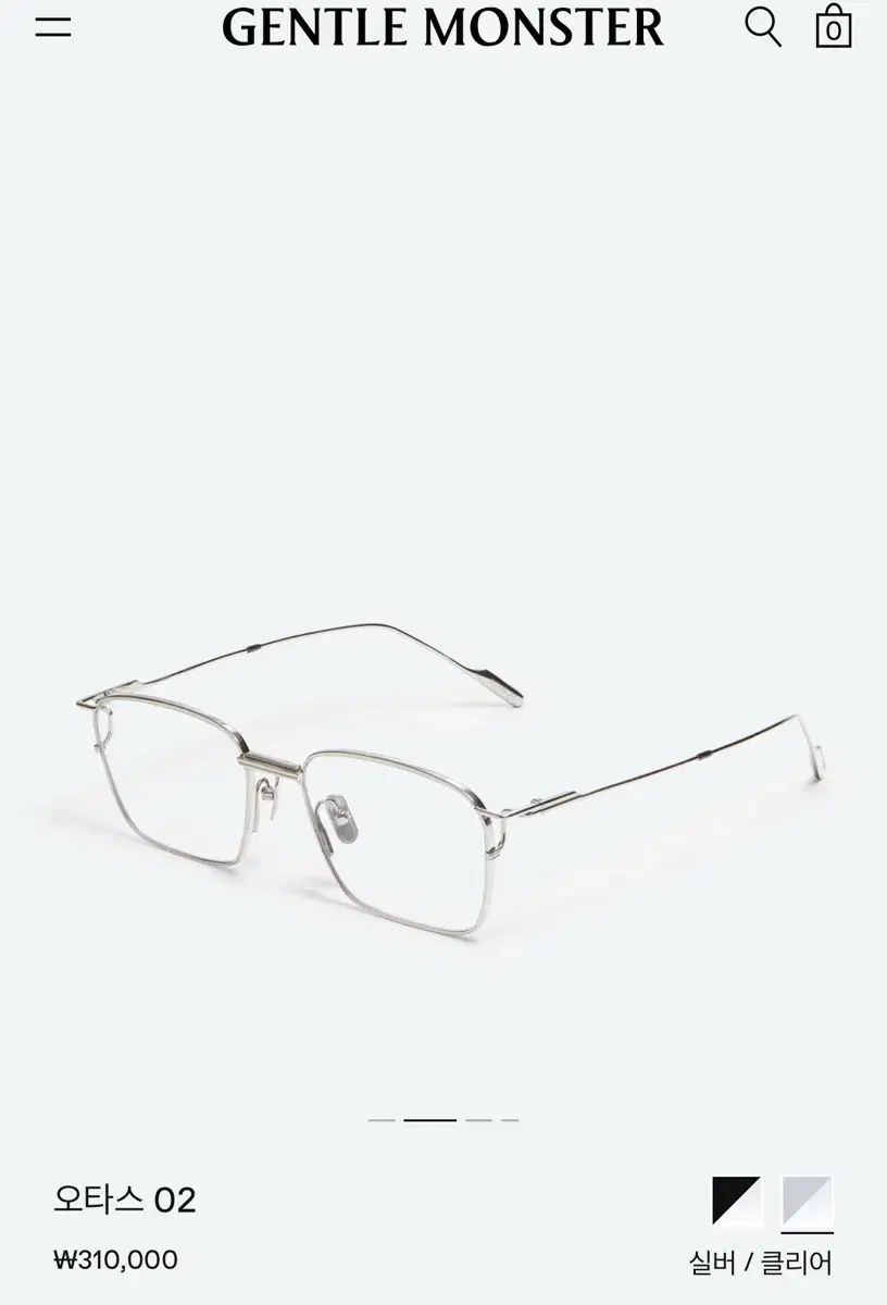  GENTLE MONSTER ジェントルモンスター OTWOS 02 シルバー サングラス 小物