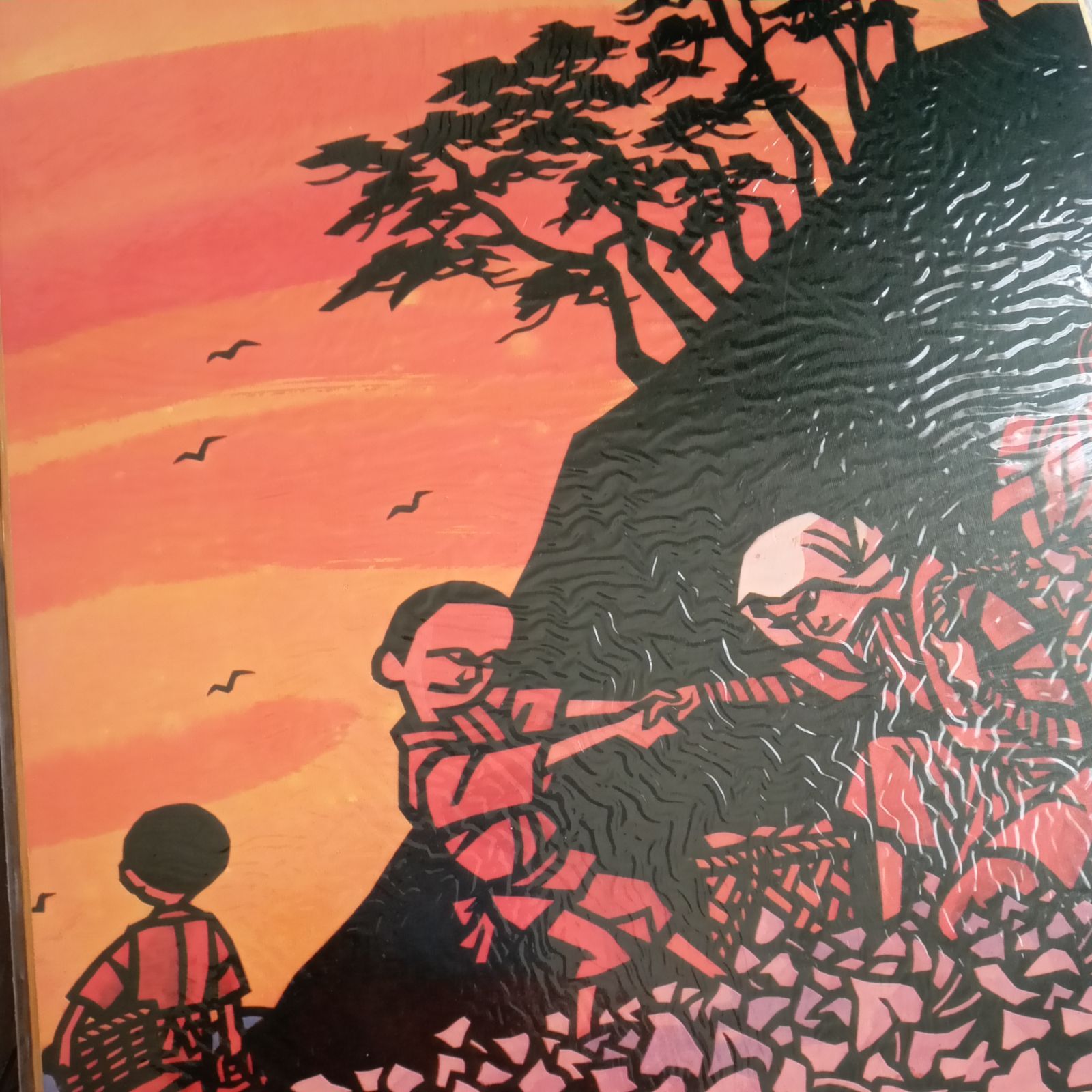 滝平二郎きりえ カラー印刷色紙8枚 「おしくらまんじゅ」他 - メルカリ