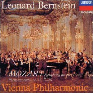 CD)モーツァルト : ピアノ協奏曲第15番変ロ長調／バーンスタイン