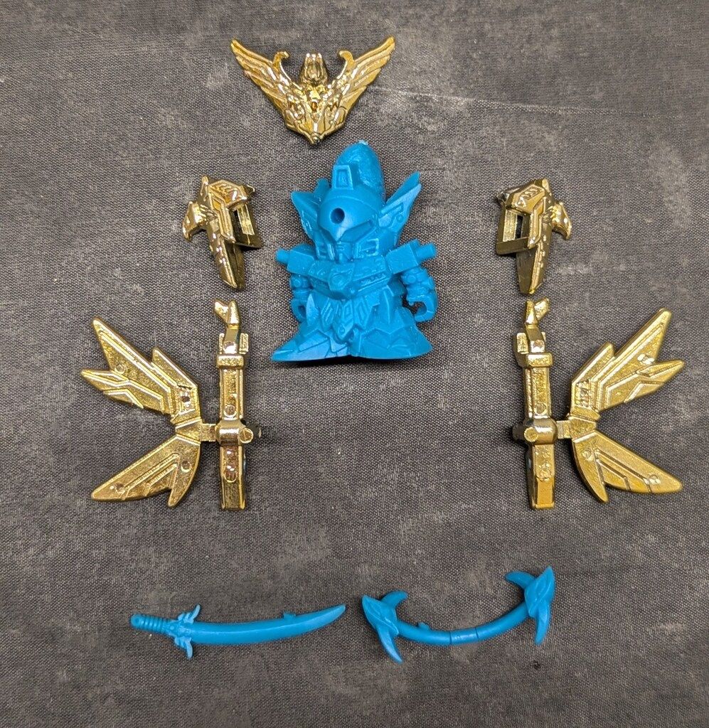 バンダイ SDガンダムR 004 SDガンダム RR 050 真駆参大将軍 青