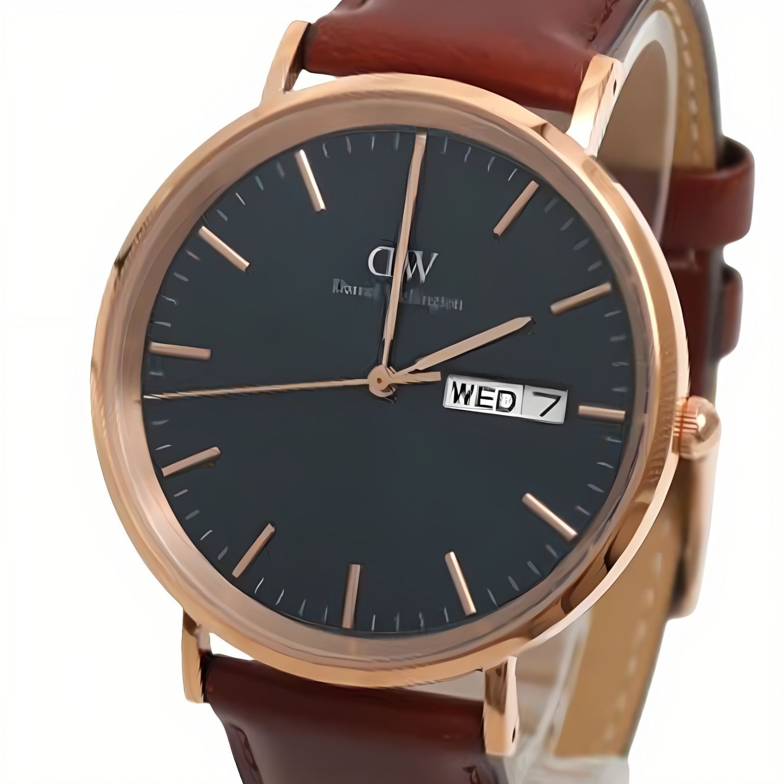 ギフト対応可 ダニエルウェリントン DANIEL 腕時計 CLASSIC DAY DISPLAY ST MAWES 40 mm メンズ ブルー ブラウン クオーツ アナログ おしゃれ ブランド 記念 プレゼント