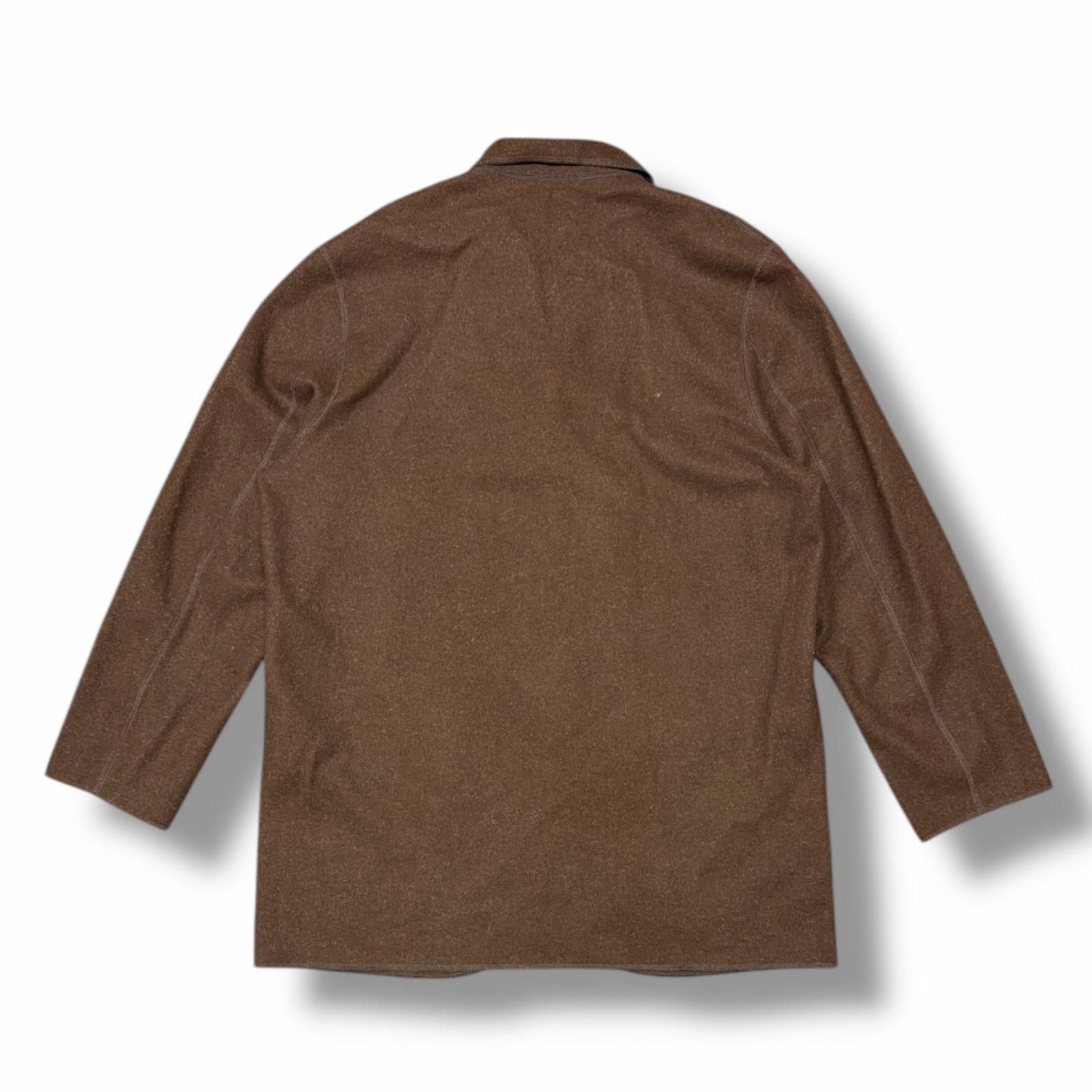 参考上代42,900円 Cale 21AW NATURAL WOOL FELT 3B JACKET ナチュラルウールフェルトジャケット カル C213U02J01 ブラウン 4 （6366M） 参考上代42,900円 Cale 21AW NATURAL WOOL FELT 3B JACKET ナチュラル