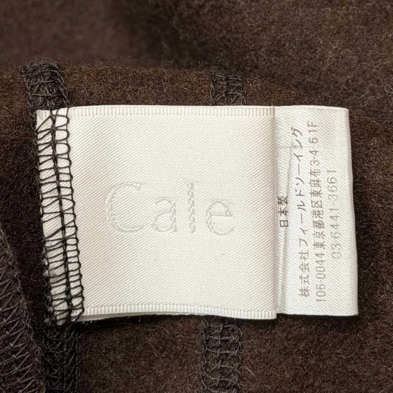 参考上代42,900円 Cale 21AW NATURAL WOOL FELT 3B JACKET ナチュラル