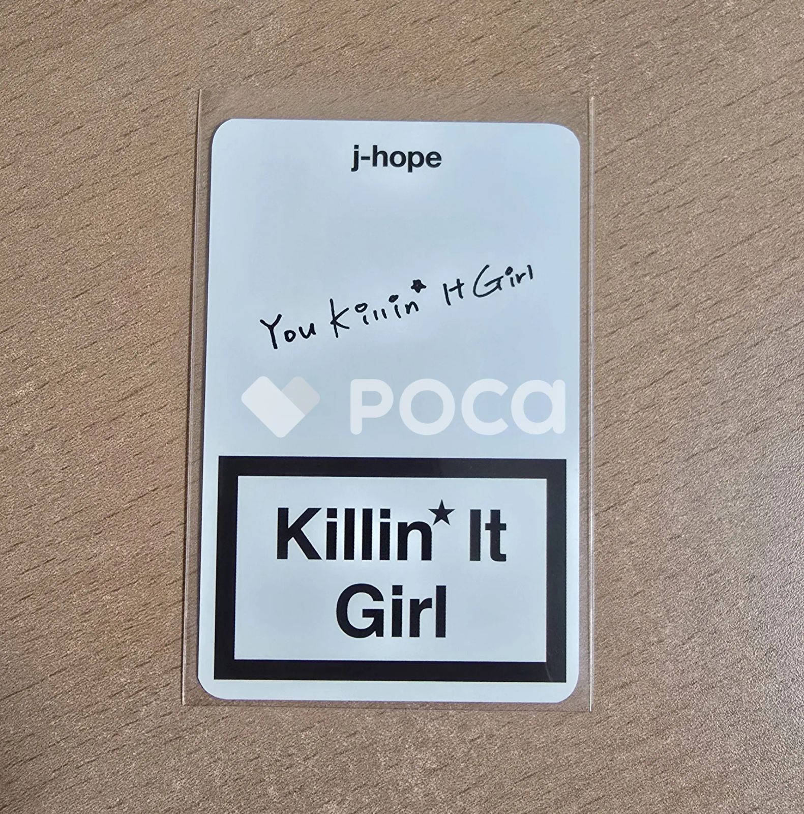 BTS J-HOPE Killin' It Girl 公開放送 サノク トレカ - メルカリ