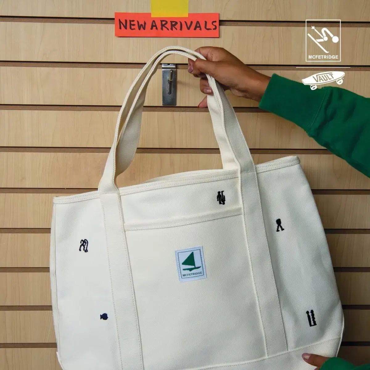 ヴァンズ ボルト X ジェフ JEFF マクパトリッジ トートバッグ