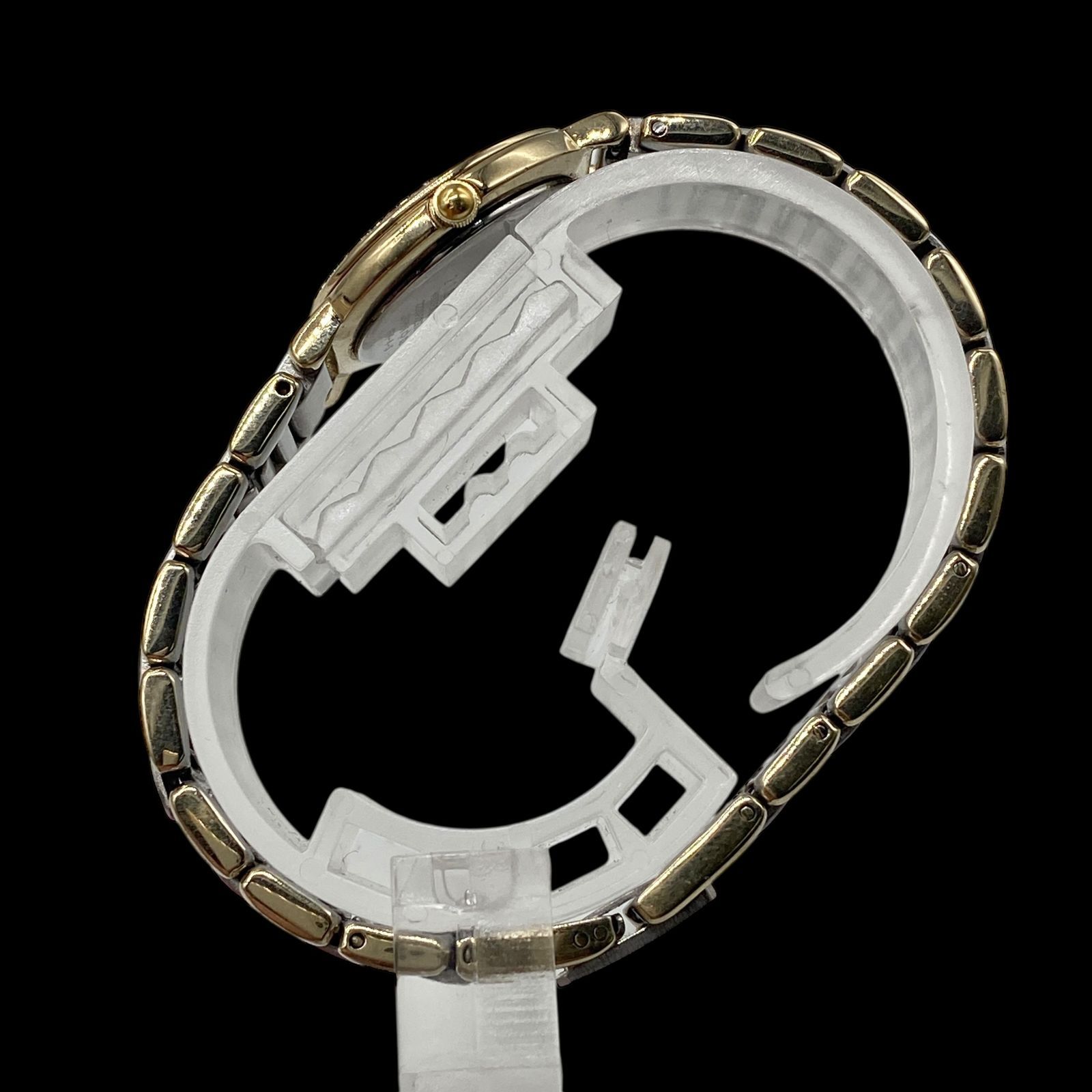 新品電池 稼働品 Yves Saint Laurent イヴサンローラン コンビ 腕時計