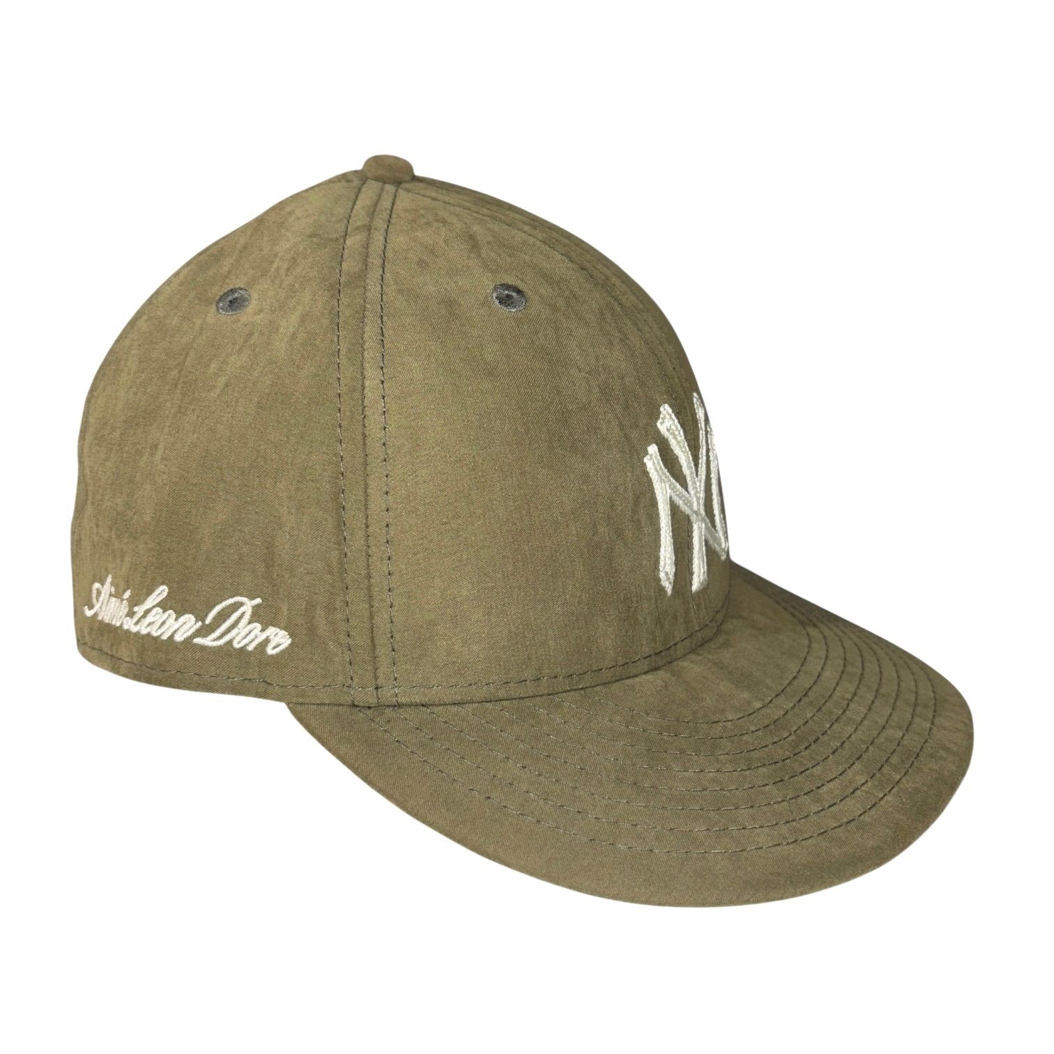 Aime Leon Dore NY YANKEES NEWERA NUBUCK CAP OLIVE 7 1/2