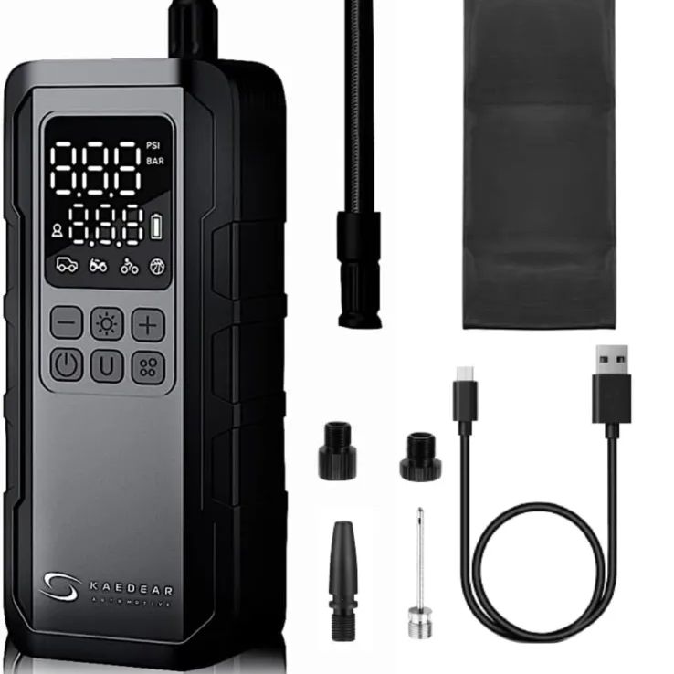 電動 空気入れ エアポンプ 車用 くうきいれ バイク 自転車 空気圧調整 コンプレッサー タイヤ メンテナンス