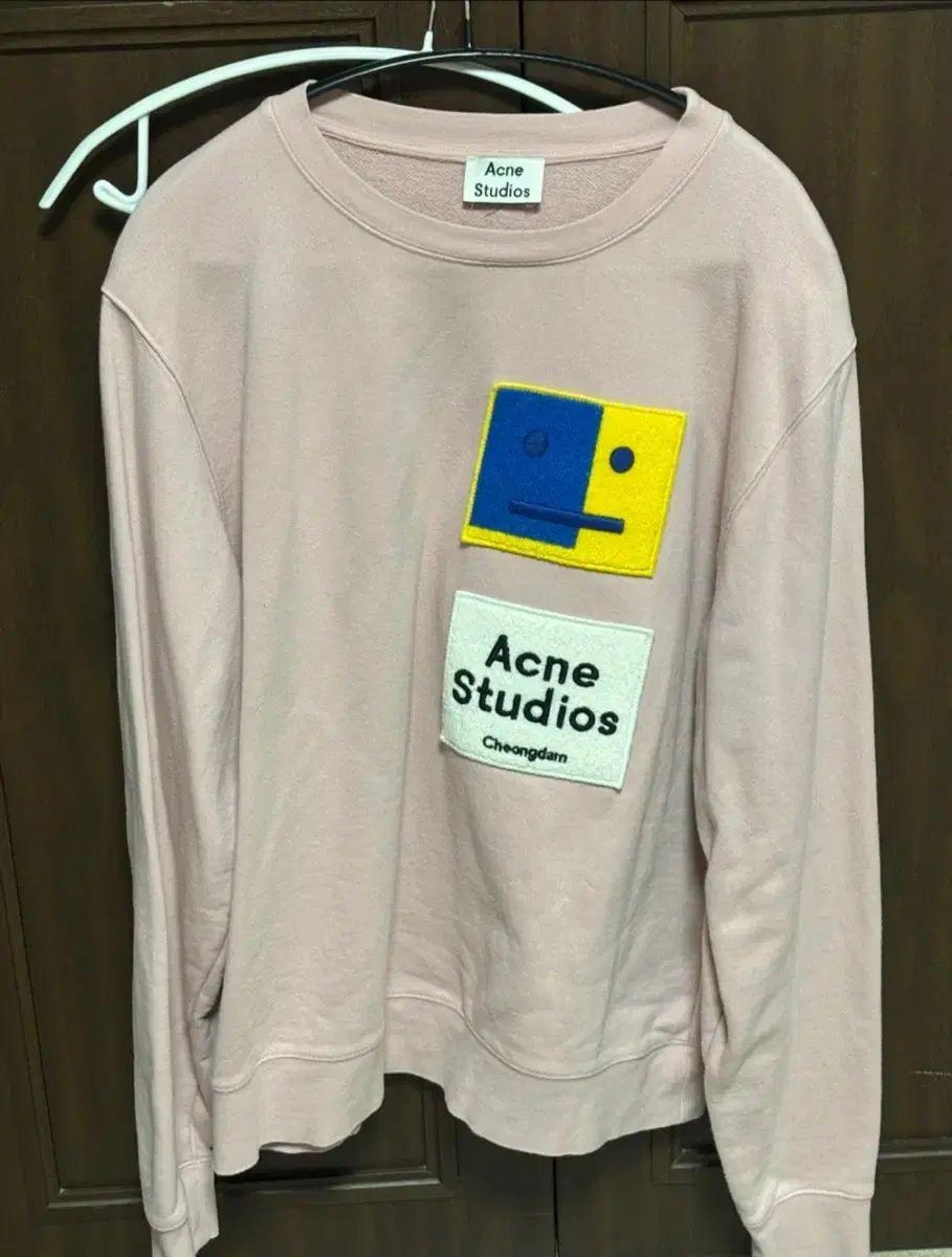 Acne Studios アクネストゥディオズ デニム パッチ スウェット ピンク