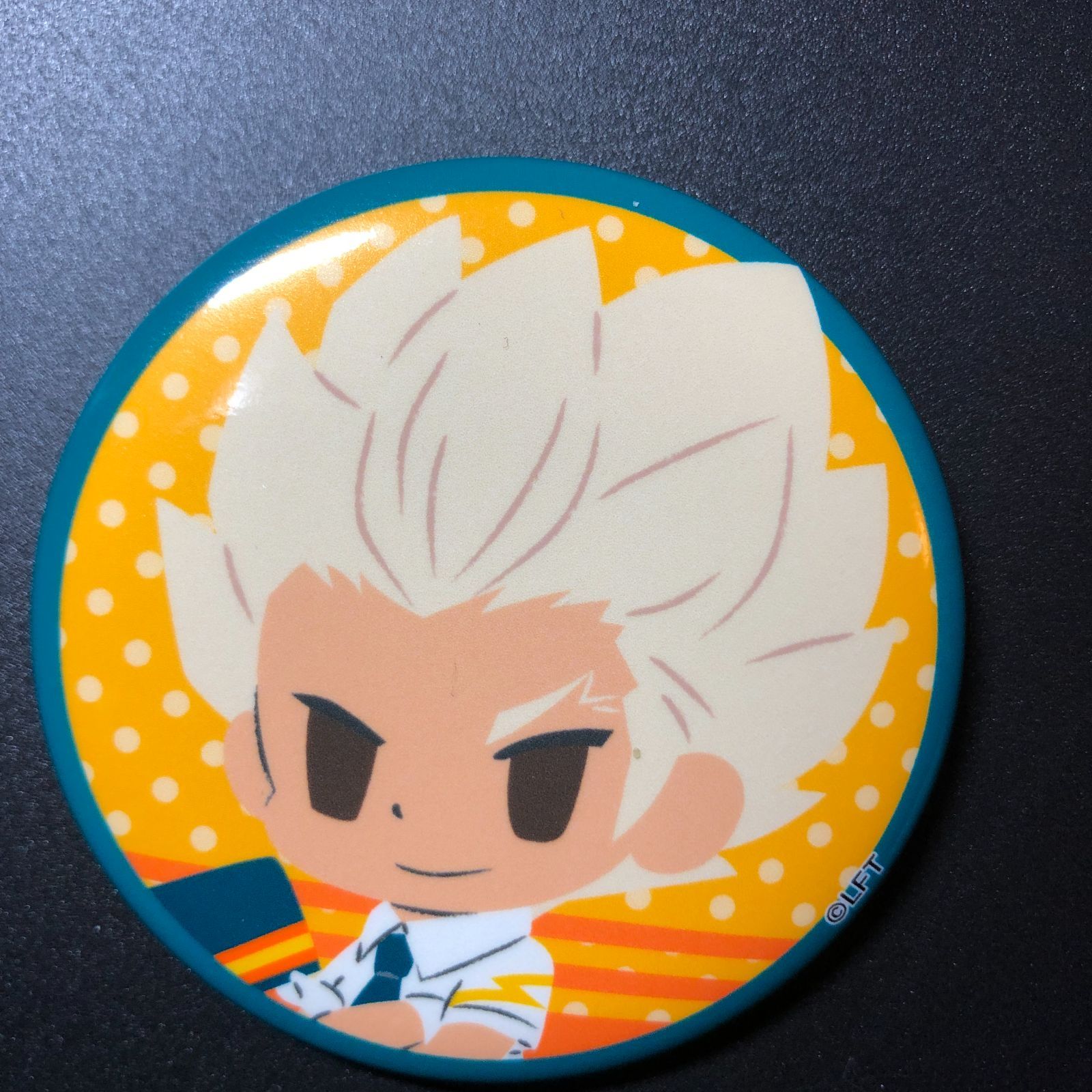 イナズマイレブン アレスの天秤 豪炎寺 東京駅限定 缶バッジ オリオン