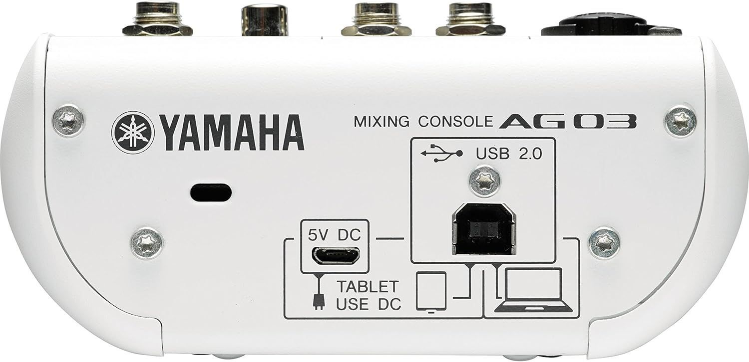 ウェブキャスティングミキサー オーディオインターフェース 3チャンネル AG 03 インターネット配信に便利な機能付き