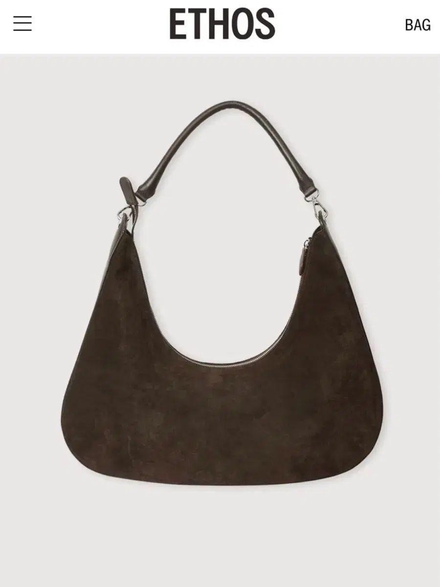 Ethos スウェード BIG HOBO BAG