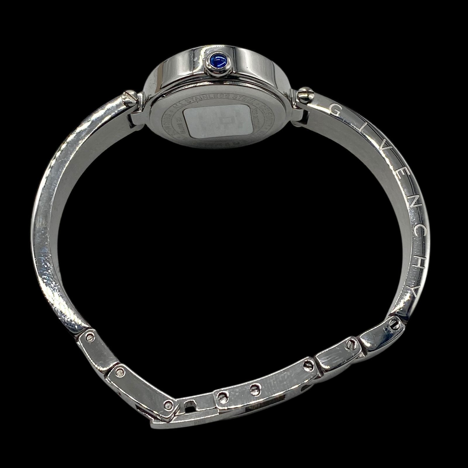 美品 稼働品 GIVENCHY ジバンシー バングルウォッチ 腕時計 QZ 
