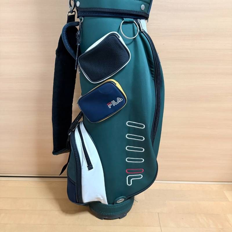 FILA GOLF フィラ ゴルフ クラブ キャディバッグ 3口 分割 グリーン
