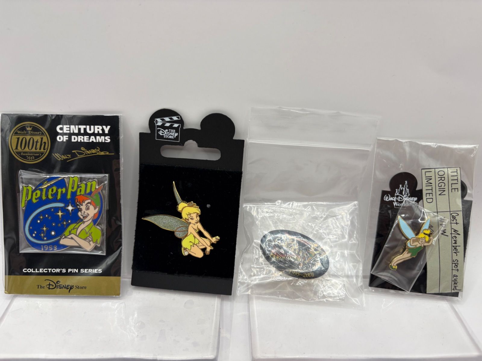 限定品含む】ディズニー ピンバッジ 4点セット ティンカーベル