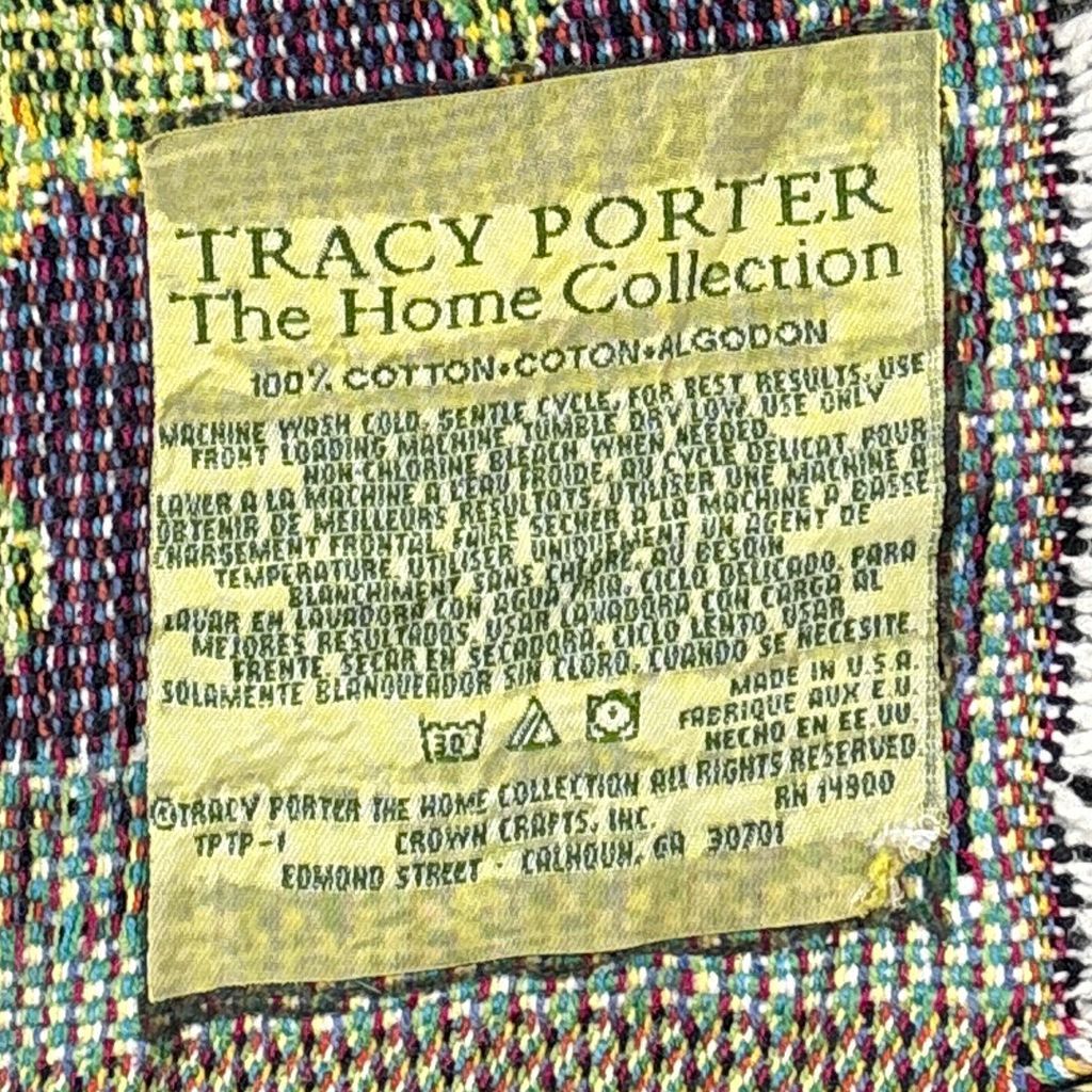 vintageラグ ブランケット マルチカバー タペストリー USA製 MADE IN