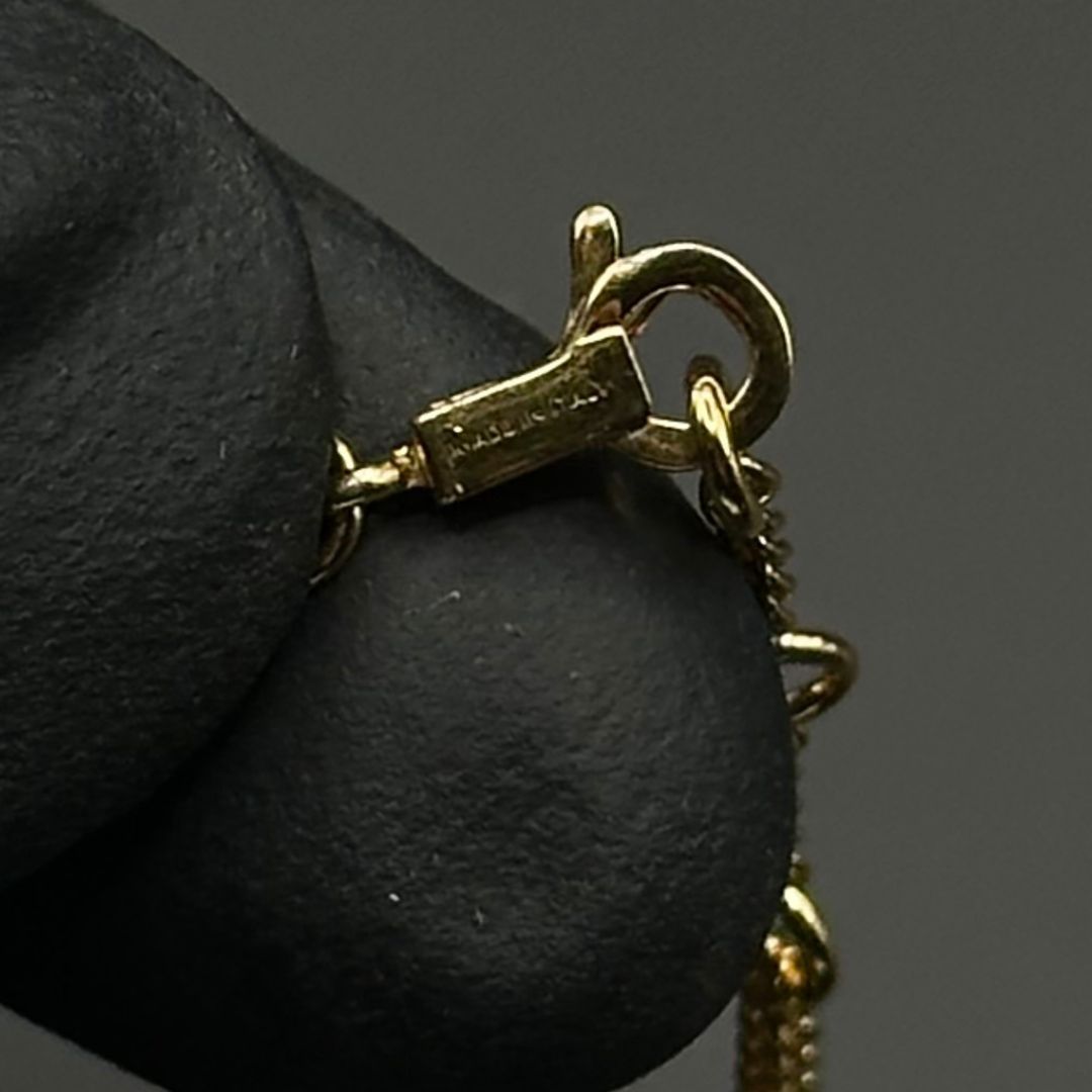 美品】Celine マイヨン トリオンフ ダブルチェーン ブレスレット