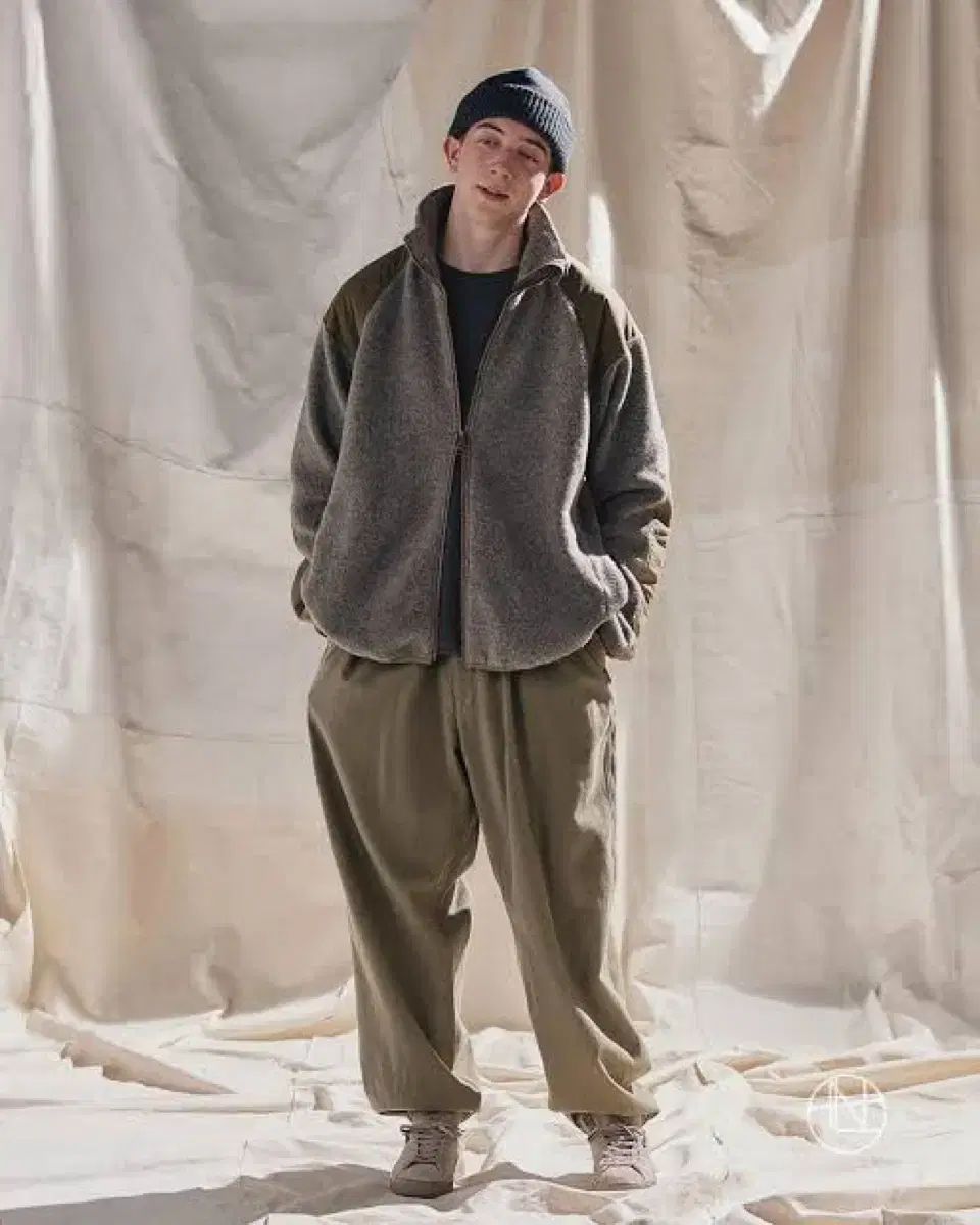 nanamica ナナミカ ウール ボイルド フリース ジャケット コヨーテ L