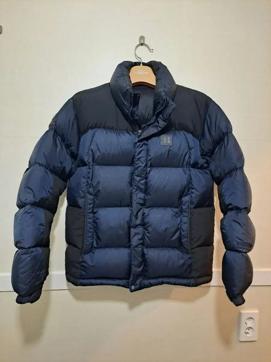 コーロンスポーツ フィールドワン 800 グースダウン ダウン ネイビー ボリュームがあります