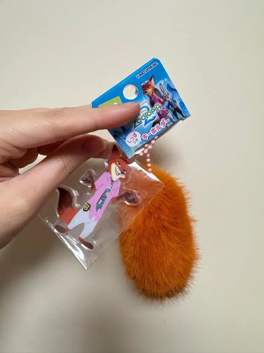 ズートピア２ ニック尻尾 キーホルダー メモ用紙 ステッカー 日本 グッズ md
