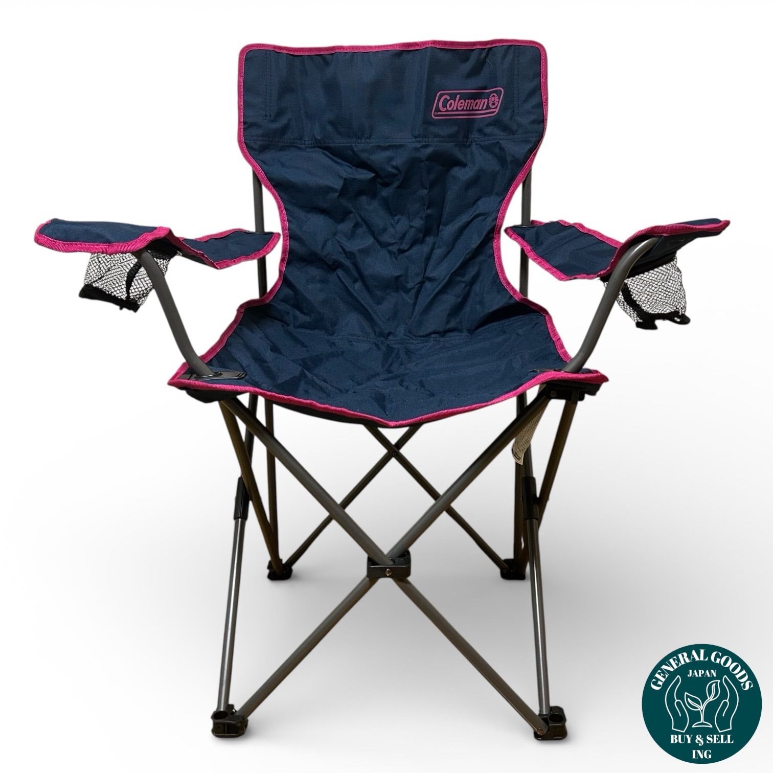 新品・未使用】COLEMAN アームチェア 2000013096 ネイビー - メルカリ