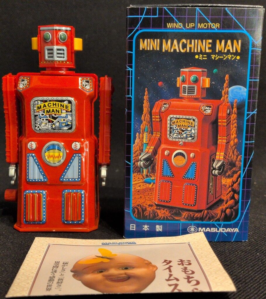 増田屋コーポレーション ゼンマイブリキ ミニ マシーンマン 120mm
