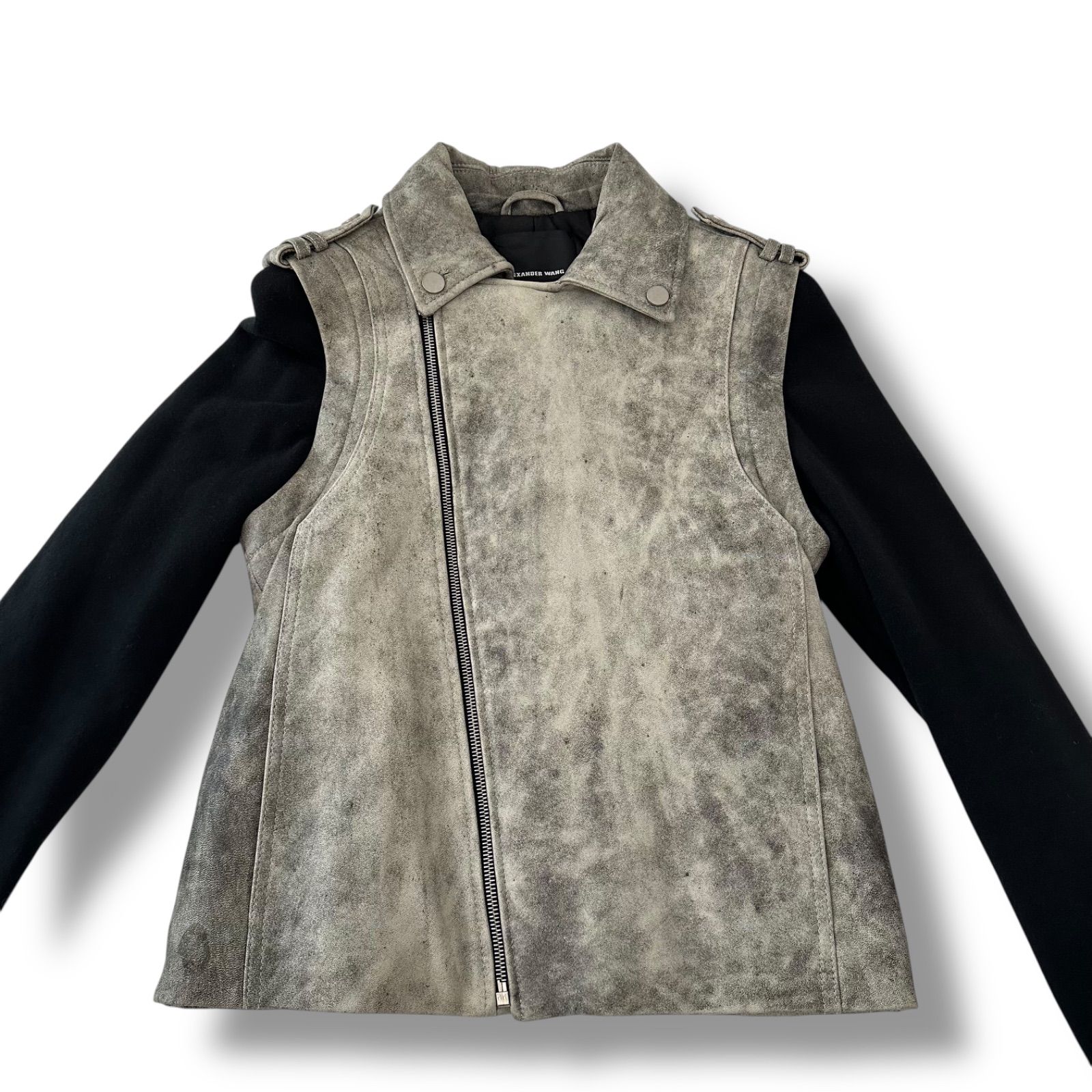 Alexander Wang アレクサンダーワン 2WAY ラムレザー ライダース 