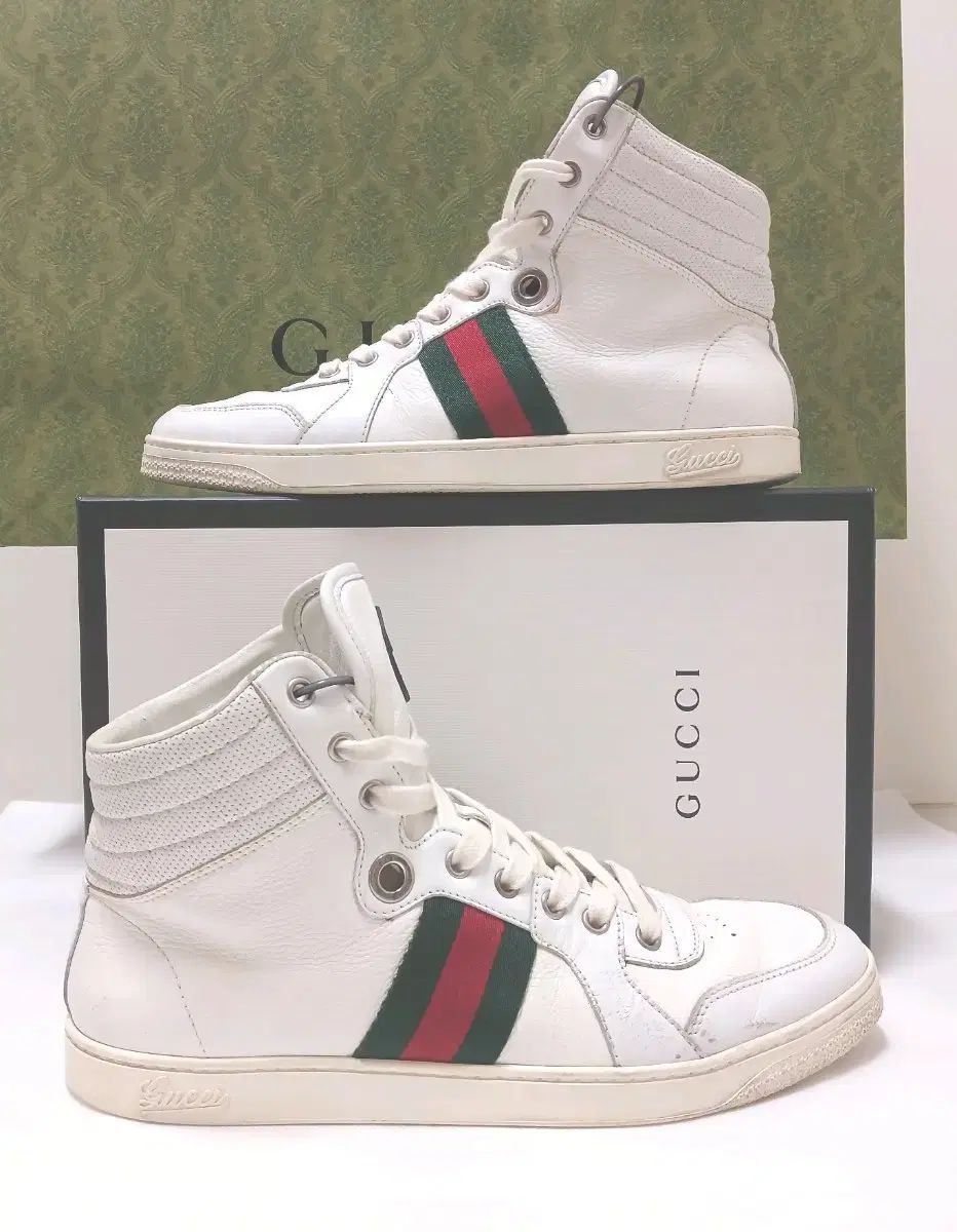 グッチ 7 5 265 260 270 ハイトップ スニーカー 定価110万円台