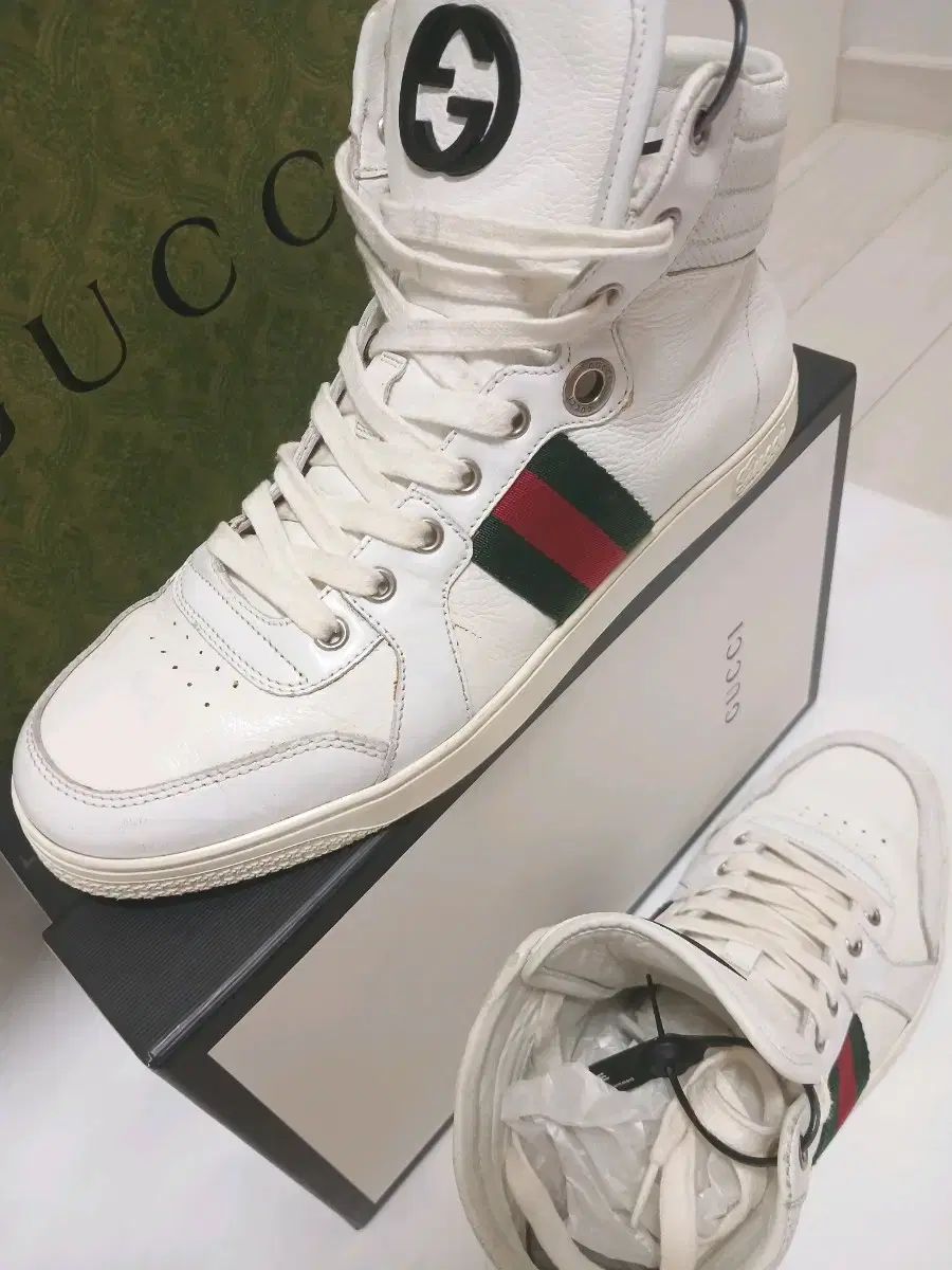 グッチ 7 5 265 260 270 ハイトップ スニーカー 定価110万円台