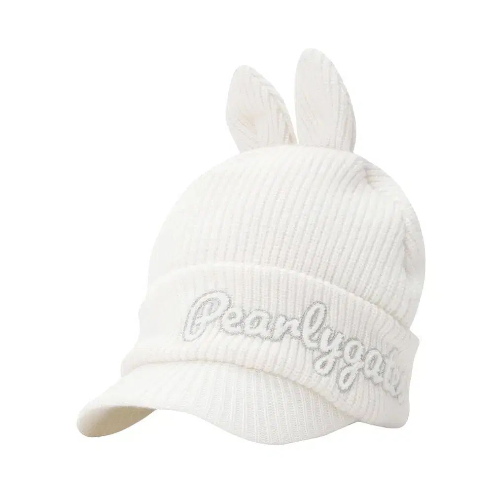 パーリーゲイツ レディース ニット つば ビーニー 白 56