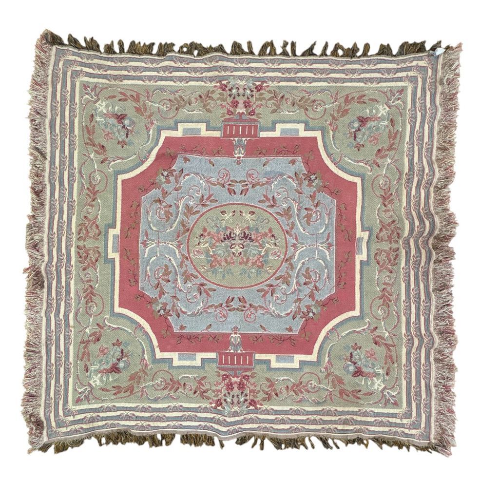 vintageラグ ブランケット マルチカバー タペストリー USA製 MADE IN