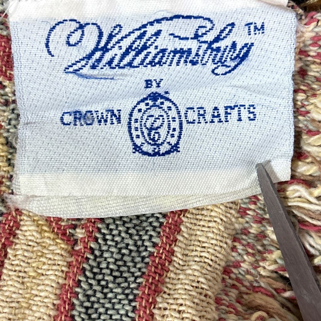 vintageラグ ブランケット マルチカバー タペストリー USA製 MADE IN