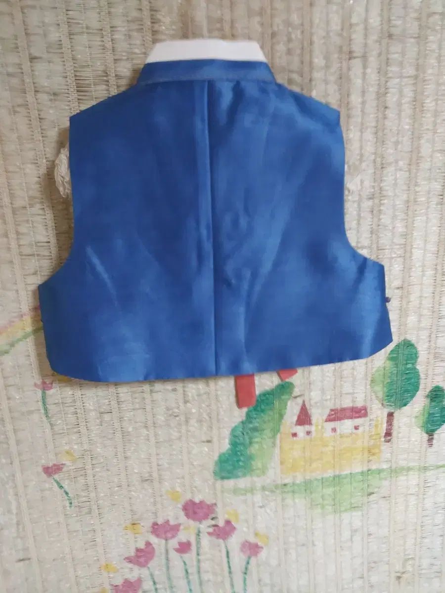  本絹シルク ブルー レディースベスト 55 66 その他 ワンピース