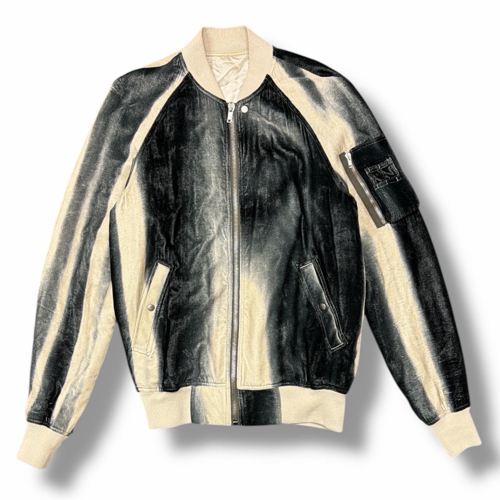 Rick Owens 22 AW RAGLAN FLIGHT JACKET ラグランフライトジャケット リックオウエンス ブラック系 50 6356 M