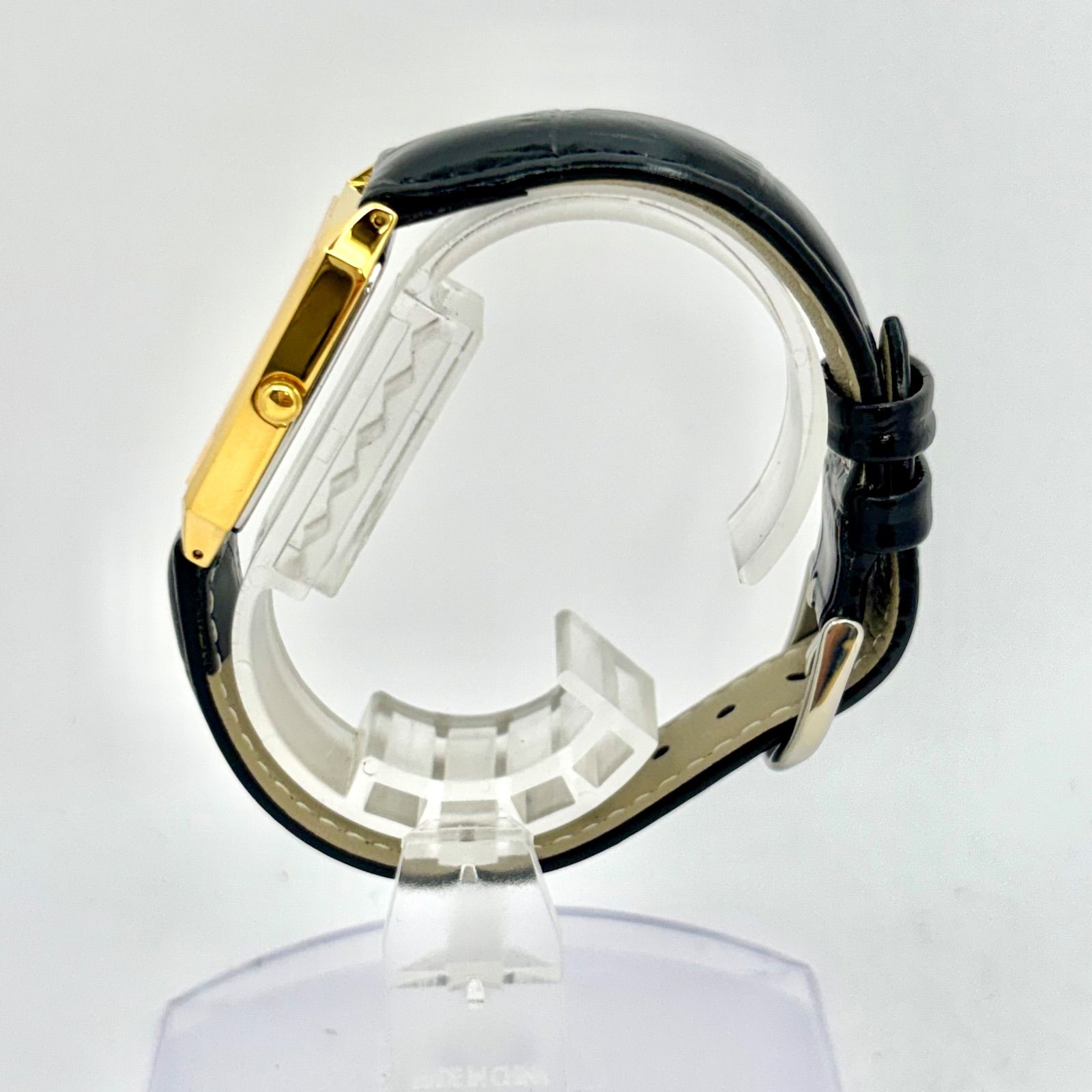 | 電池 SEIKO セイコー SPIRIT スピリット メンズ 腕時計 ローマン レクタンギュラー ゴールド 7 N 01-5180 970682 ベルト 刻印あり