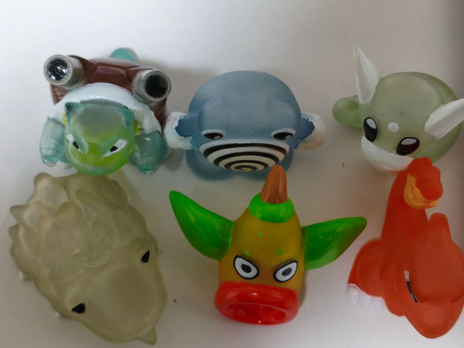 指人形 クリアverのみ 6体セット カメックス ニョロゾ ミニリュウ