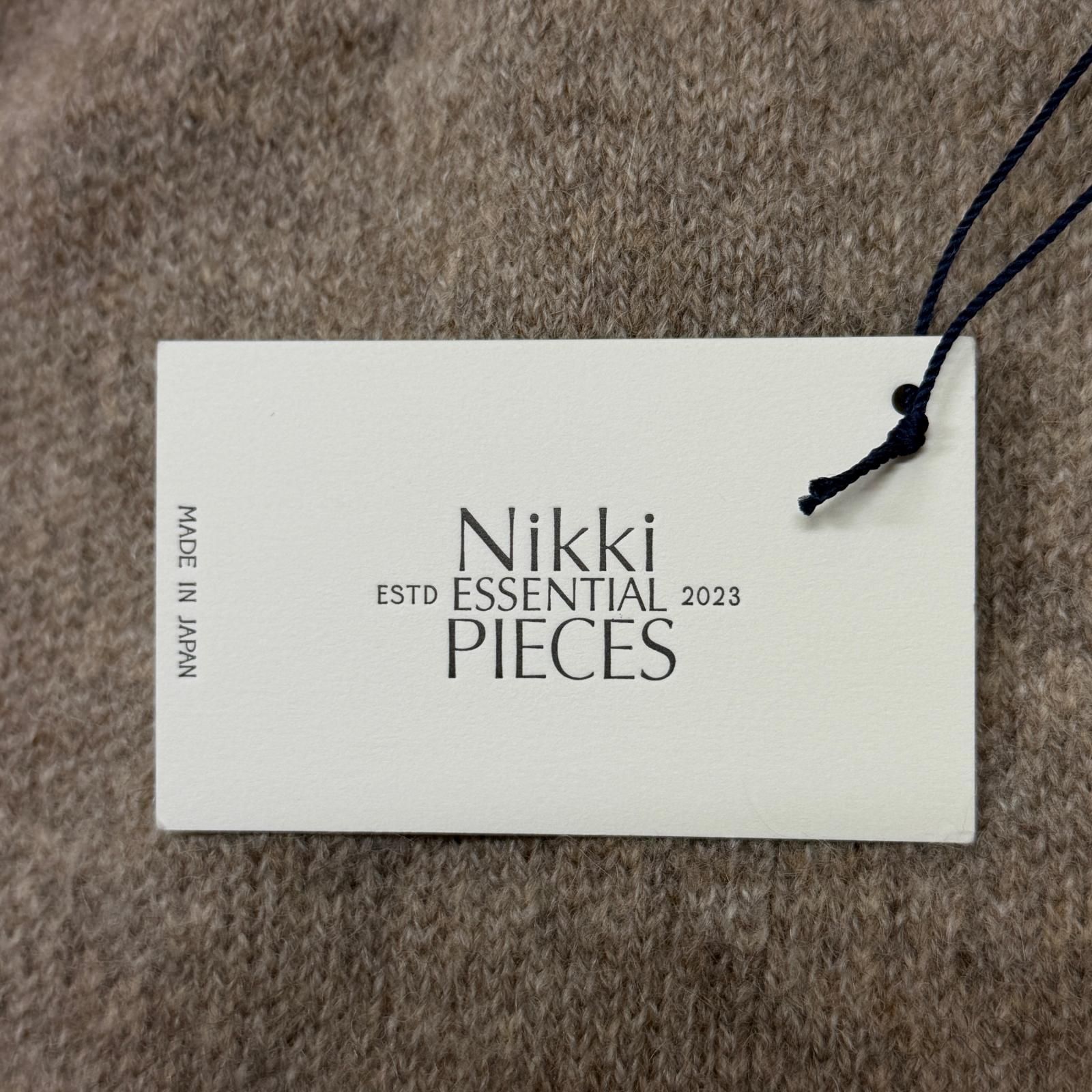  参考上代53 900円 ♥ Nikki PIECES 23 AW Yak felted sweat pants ニットパンツ ニッキエッセンシャルピーシーズ NEP-AW 2302 ベージュ 2 6384 M その他 パンツ