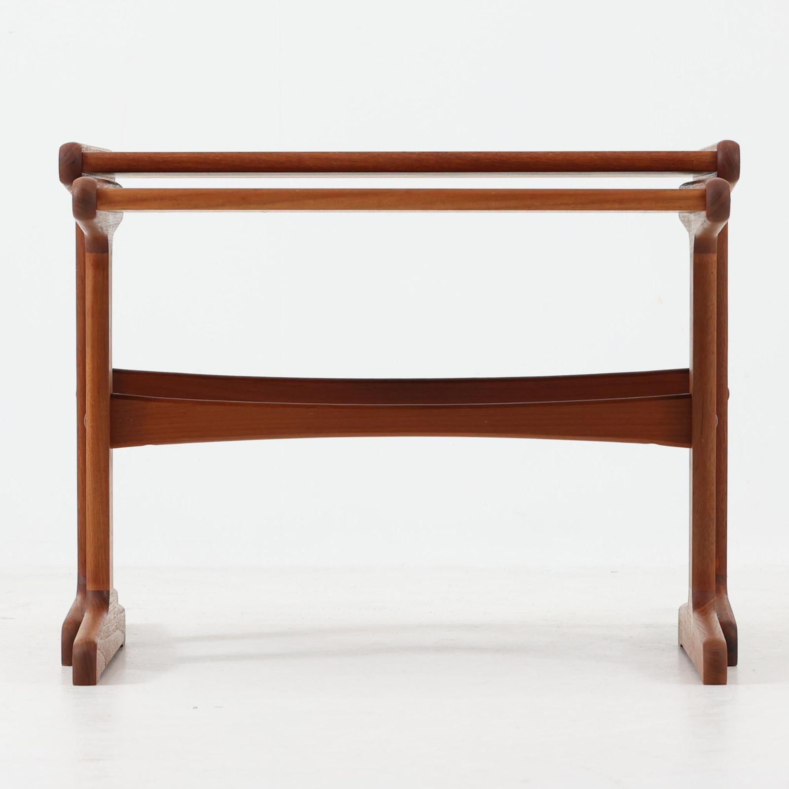 ネストテーブル チーク 幅64cm デンマーク製 北欧ビンテージ家具