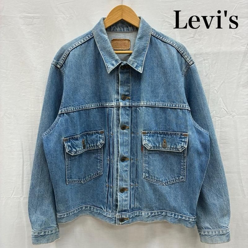 リーバイス 80 s 90 70502-0217 セカンド 2 nd 復刻 ボタン裏J 22 オレンジタブ デニムジャケット メンズ L ISItems 古着