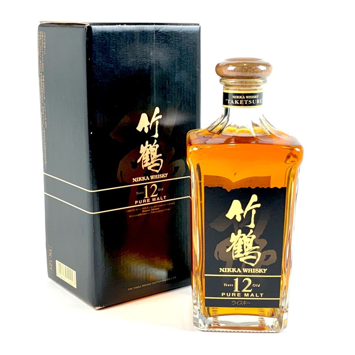 NIKKA 竹鶴 12年 ピュアモルト 660ml ニッカ 角瓶 未開栓 未開栓