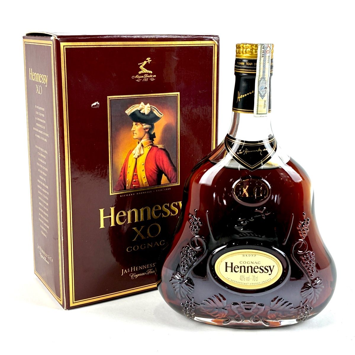 ヘネシー XO 金キャップ クリアボトル 700ml 古酒 - メルカリ