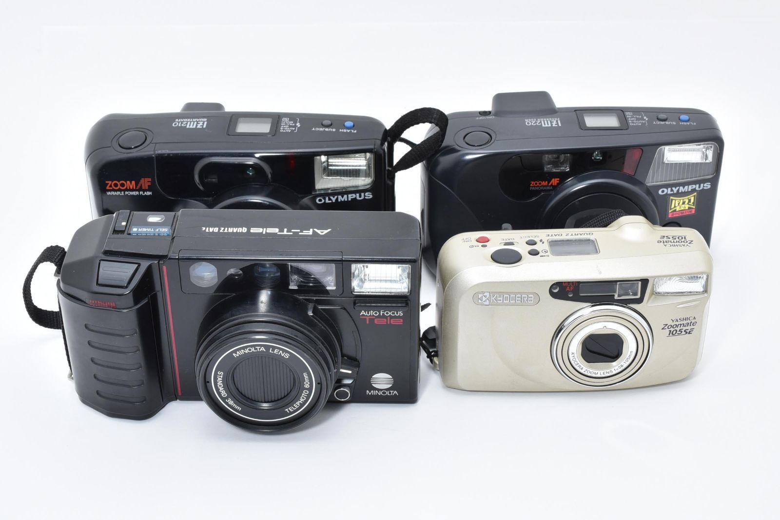 ☆実写済・完動品☆Olympus izm 220 izm210 Minolta AF-tele Kyocera