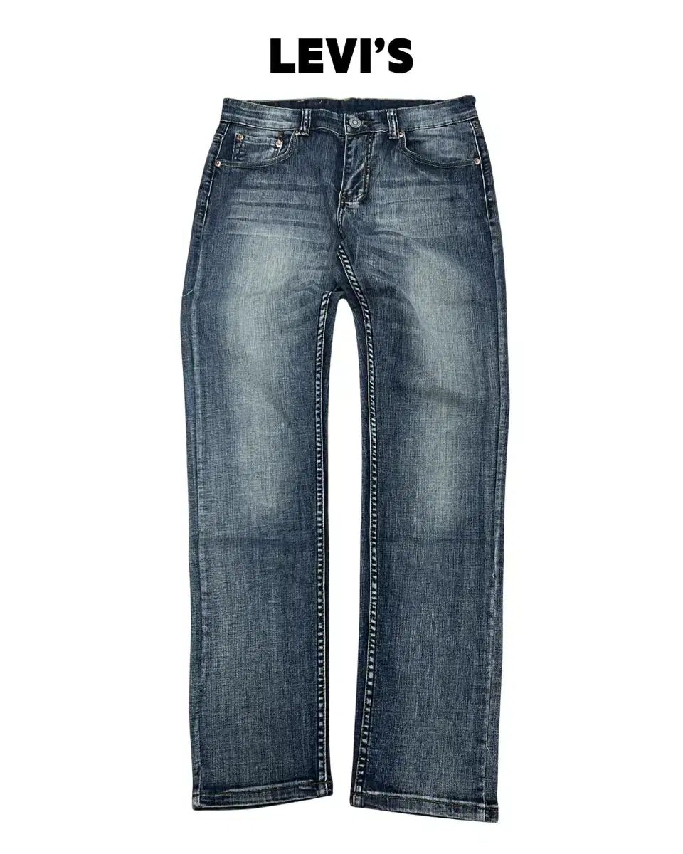 リーバイス 504 ウォッシュド スリムフィット デニム パンツ made in U S A