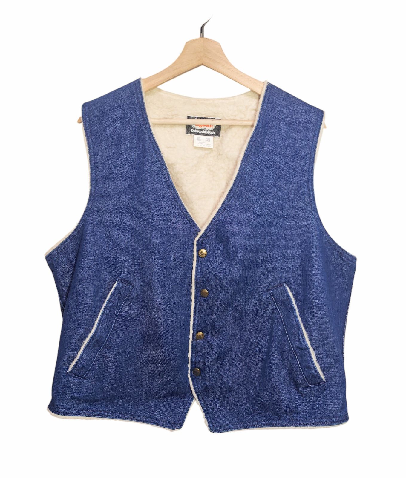 70 s OshKosh B’gosh オシュコシュ ボアデニムベスト