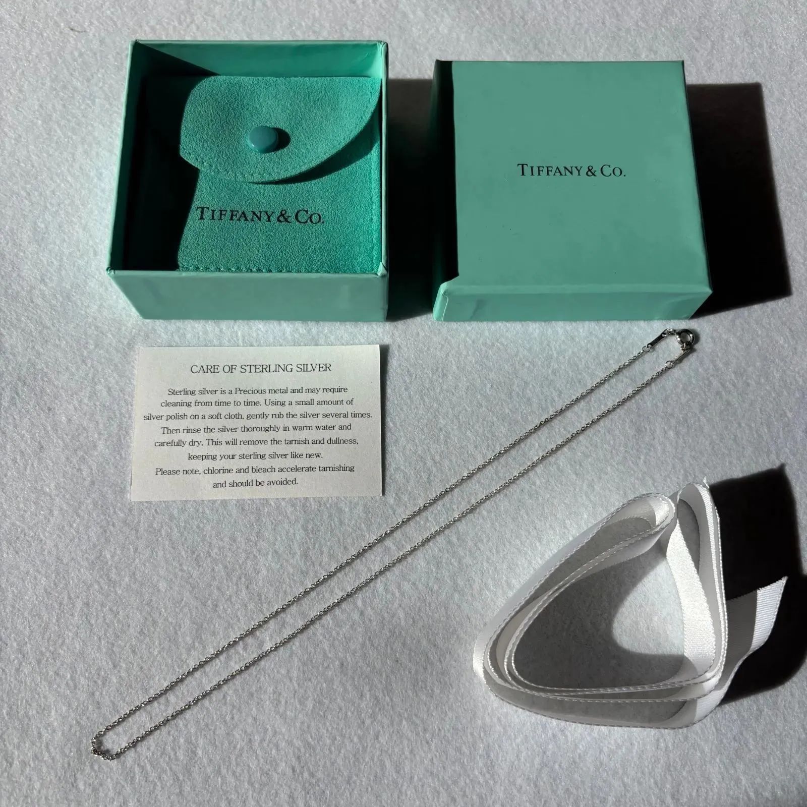 エルサ・ペレッティ】Tiffany ティファニー シルバーネックレス 箱 